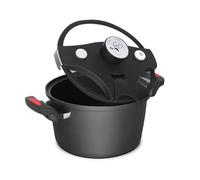 Olla de Cocción Lenta 5L - Olla de Hasta 8 Comensales - Temperatura constante 105°C. Compatible con Cocina de Gas, Eléctrica, Inducción. Revestimiento antiadherente y fácil de limpiar.