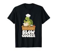 Olla de cocción Lenta Divertido Cocinero Chef Retro Vintage Camiseta
