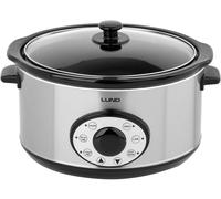 Olla de cocción lenta lund 67660, 280w, 4,5l, temporizador, ideal par