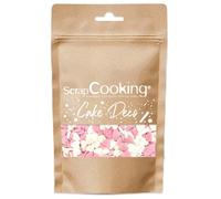 Olla de corazones de azúcar - blanco - 40 g