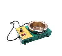 Olla de estaño ajustable con temperatura redonda de escritorio, horno de fusión de 180w y 360w, suministro de punto for horno de soldadura de escritorio(360W)