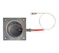 Olla de fuego de repuesto para parrillas de pellets Traeger, caja de combustión de hierro estirado de 127 x 127 mm con revestimiento antioxidante, cámara de combustión para reparación y mantenimiento