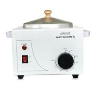 Olla de fusión 0~80 ℃ Calentador de cera eléctrico ajustable con olla de cera de tapa con manijas de temperamento de chocolate para el hogar, salón de belleza, spa, barbería, 220V, máquina de