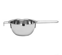Olla de fusión de chocolate de acero inoxidable de 600 ml, doble caldera para cera, caramelo, mantequilla, calentador de leche antiadherente, accesorios para hornear, cocina del Reino Unido, 28 cm