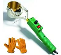 Olla De Fusión De Plomo Portátil 420W - Horno Eléctrico De Estaño Con Temperatura Ajustable 150-450°C, Crisol De 1100g Para DIY, Fabricación De Balas, Plomos De Pesca & Proyectos De Soldadura