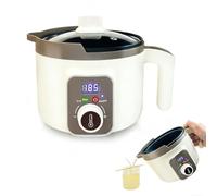 Olla de fusión de vela digital con pantalla de temperatura, inteligente derretidor de cera para velas, no pegajosa y fácil de limpiar, fundidor eléctrico cera para velas DIY