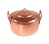 Olla de hierbas de cobre, olla de decocción martillada hecha a mano para remedios naturales, caldera de hierbas vintage