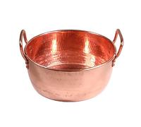 Olla de hierbas de cobre, olla de decocción martillada hecha a mano para remedios naturales, caldera de hierbas vintage