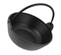 Olla de Hierro Fundido para Guisos y Sopas, Uso Exterior | Calderos para Cocina y Camping, Superficie Antiadherente, Gran Capacidad, Distribución Uniforme del Calor