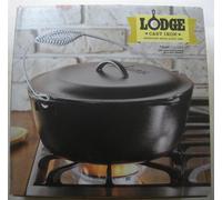 Olla De Hierro Fundido Precondimentada Lodge L10D03 De 7 Qt Con Tapa