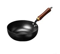 Olla de hierro martillado, sin revestimiento para la preparación segura de alimentos para bebés y cocina familiar (24 ollas revueltas)