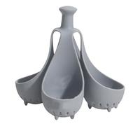 Olla de huevos - 4/6 rejillas para cocer huevos, cocer Eegg cocer duro | Dispositivo de ebullición de silicoone, cabe en un cajón, resistente a altas temperaturas