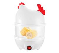 Olla de huevos eléctrica | Máquina de tortilla eléctrica con cocina de huevos escalfados - Escalfadora de doble capa y Preparador de tortillas para huevos escalfados o revueltos en el desayuno