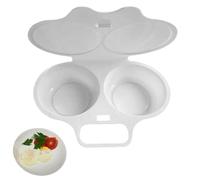 Olla de huevos para microondas de polipropileno duro, filtro de agua + | Máquina para hacer huevos duros para sándwiches, pan de pita, huevos hervidos y fritos