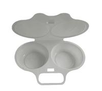 Olla de huevos para microondas, polipropileno duro, filtro de agua + cuenco | Máquina para hacer huevos duros que ahorra tiempo, para sándwich, pan de pita, pastel de maíz, huevos fritos