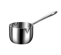 Olla de leche antiadherente, olla pequeña de leche de acero inoxidable, cacerola pequeña de 160/260 ml, cacerola antiadherente para cocina, restaurante (160 ml)