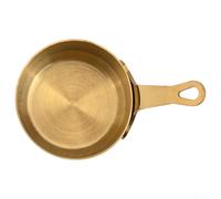 Olla de leche de acero inoxidable con agujero para colgar para un almacenamiento y acceso convenientes (color negro)