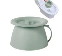 Olla de levadura - 13,6 cm/5,35 pulgadas, mango urinario | El bote con tapa y mango Spittoon - Portátil | para hombres mujeres jóvenes marido hija hijo esposa niños familia amigos adolescentes