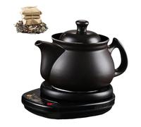 Olla de medicina china totalmente automática, olla multifuncional para hierbas medicinales de 2/3/4/5L, tetera de cerámica para infusiones con temporizador de 8 horas, ebullición automática(2L)