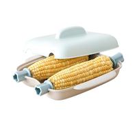 Olla de microondas para mazorcas de maíz,Cocedor de microondas para mazorcas de maíz - Pequeño hornillo portátil para mazorcas de maíz,Vaporera para verduras y pescado con tapa y mango,
