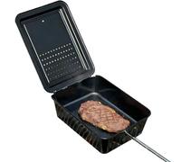 Olla de palomitas para acampar | Antiadherente Utensilio De Cocina Plegable - Máquina de palomitas con mango largo - Para camping, picnic, senderismo, viajes, cocinar, asado al aire libre y la barbaco