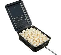 Olla de palomitas para acampar,Antiadherente Utensilio De Cocina Plegable - Palomitero De Fogata Con Mango Largo - Para camping, picnic, senderismo, viajes, cocinar, asado al aire libre y la barbacoa