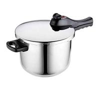 Olla de presión de acero inoxidable utensilios de cocina, compatible for la inducción, gas, electricidad placa de cocina, Inducción Olla de presión compatible, de 6 litros