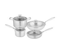 Olla De Titanio Puro, Juego De Cuatro Piezas De Wok De Titanio, Sartén, Olla Para Leche, Olla Para Sopa, Sartén Sin Recubrimiento, Sartén Antiadherente, Juego De Utensilios De Cocina, Juego Completo