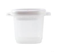 Olla de vapor para microondas diseñada para cocinar pasta de arroz y verduras uniformemente con sistema de circulación de vapor, ligera y apta para lavavajillas