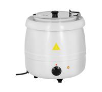 Olla eléctrica - 10 L - acero - revestimiento blanco | Royal Catering