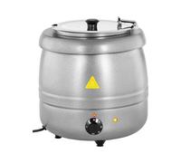 Olla eléctrica - 10 L - Acero - revestimiento plateado | Royal Catering