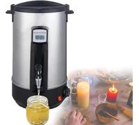 Olla eléctrica de cera para producción a granel, derretidor de cera para hacer velas con control de temperatura de 30.0 °C a 110.0 °C, ideal para hacer velas, negocios/hogar, opciones disponibles de