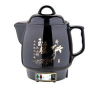 Olla eléctrica de hierbas medicinales de 4 L, olla de decocción automática con recordatorio audible y conservación del calor para té y sopa