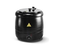 Olla Eléctrica hasta 10L, Hervidor de Sopa con Tapa abatible e Interior extraíble de Acero Inoxidable hasta 80°C para reuniones en casa, Fiestas, restaurantes y cafeterías Calentador de Sopa