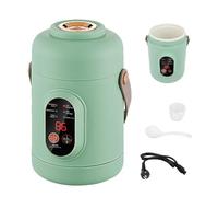 Olla Eléctrica, Hervidor Eléctrico Portátil 800ml Olla de Viaje Sartén Antiadherente Portátil Multifuncional para Hacer Sopas, Arroz, té, Gachas y Fideos