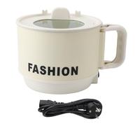 Olla Eléctrica para Cocinar, Olla para de Cocina, Olla Arrocera, Vaporera con Mango Plegable, Agarre Cómodo, Sartén para Saltear, Mini Sartén para Freír, Olla (Enchufe
