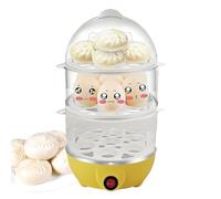 Olla Eléctrica Para Huevos, Cocedor De Huevos De 3 Niveles Para Cocción De, Máquina de Cocinar al Vapor Multiusos para Cocina