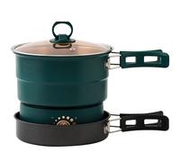 Olla eléctrica plegable de 1,6 l, portátil, multifunción, para arroz, para uso doméstico y de viaje (UE), B