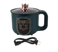 Olla Eléctrica Portátil con Temporizador, 1,8 L, 600W, Multiusos para Cocinar Fideos, Sopa, Bistec, Huevos, Avena, Fácil de Limpiar