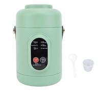 Olla Eléctrica Portátil, Olla de Viaje de 500 W y 800 Ml, Cita Fácil, Mini Olla Eléctrica Multifuncional de Acero Inoxidable para Hacer Sopas, Arroz, té, Gachas y Fideos (Enchufe