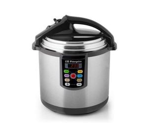 Olla eléctrica programable Orbegozo HPE 6075 6L acero inoxidable 1000W