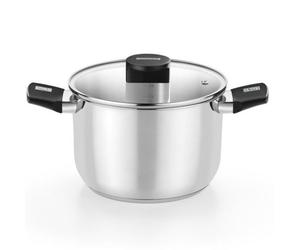 Olla Elite Inox Monix M240226/ Ø26cm/ 8L/ Acero Inoxidable/ Apta para Inducción