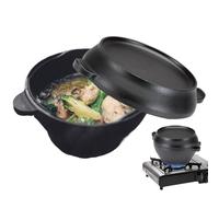 Olla holandesa con tapa - olla de horno - doble asa horno holandés para hornear, fundición de alto rendimiento holandés, utensilios de cocina de alto rendimiento para la cocina