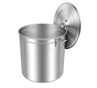 Olla Inox 50L con cesta y tapa de catering 201 EU | Cesta perforada 40L + tapa, fondo grueso, asas abatibles. Compatible gas, inducción, llama abierta. Traiteur,restaurant