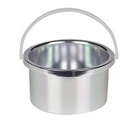 Olla interior del calentador de cera, lata de cera de metal vacía, reemplazo de inserto de olla de fusión, cuenco portátil para depilación
