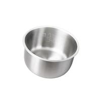 Olla interior for arrocera eléctrica compatible con Panasonic SR-DE103. Olla interior de acero inoxidable 316L sin revestimiento. Reemplazo de la olla interior. Utensilios de cocina. Piezas