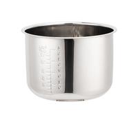 Olla interior for olla arrocera, olla a presión eléctrica, olla interior de repuesto de 5L, Compatible con olla instantánea, olla interior de acero inoxidable 304, serie 139