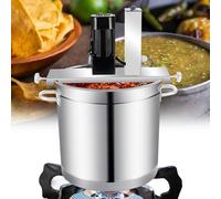 Olla Mezcladora Automática para Salsas-4 Tamaños (20L-60L) con Cuchillas Ajustables y Raspado Inferior|Equipo Profesional para Mermeladas/Rellenos-Compatible con Todo Tipo Fuentes Calor(60L)