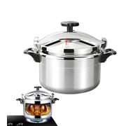 Olla Minute 7L/9L/11L/15L, olla Minute Cocina de gas (9L) | Olla a presión profesional de aluminio con sistema de tapa de bloqueo seguro, doble mango, multicocina de cocción