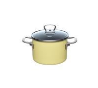 Olla para carne Riess NOUVELLE PUR con tapa de cristal - 2 l, amarillo